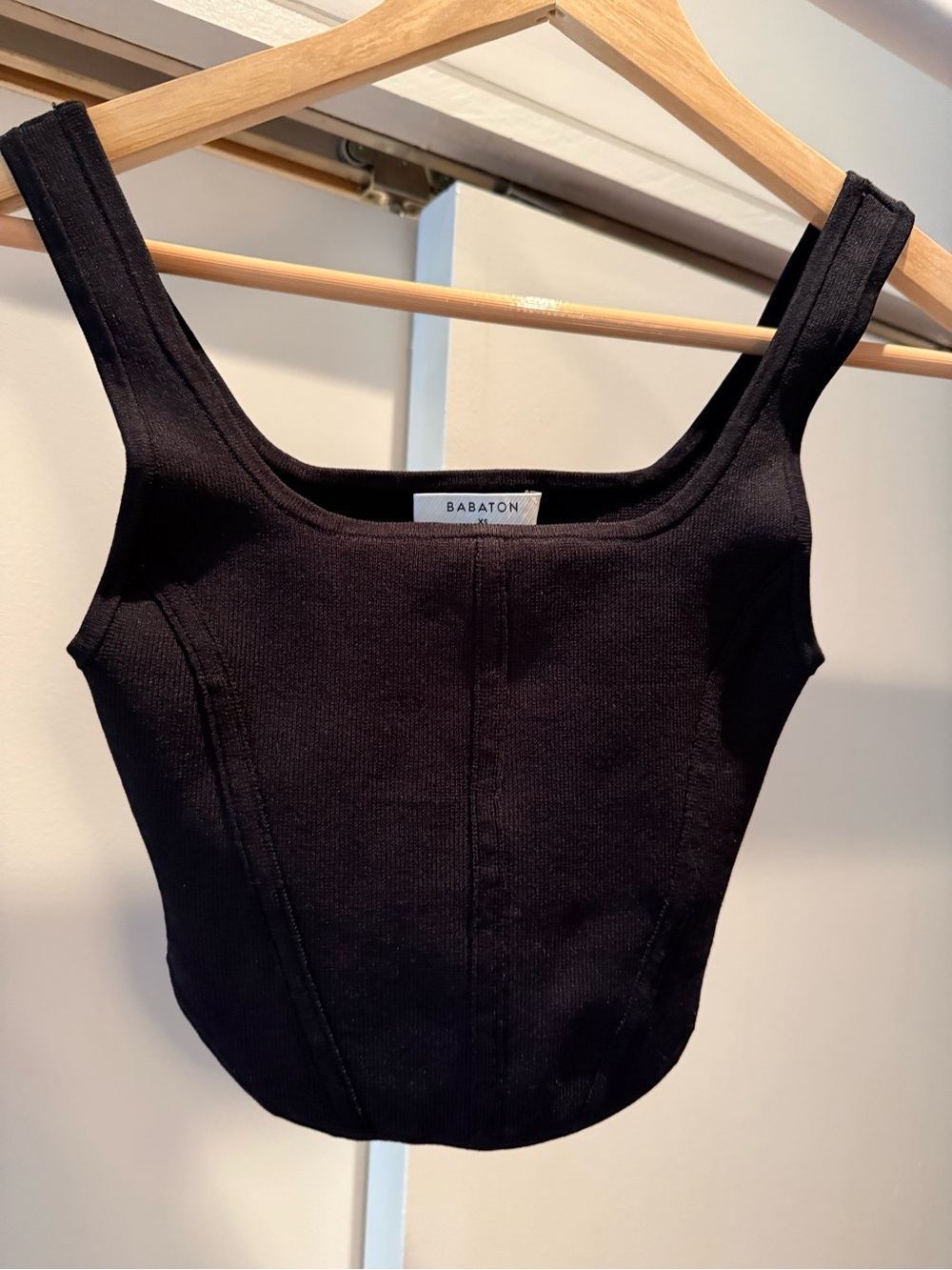 Babaton Sculpt Knit bustier tank